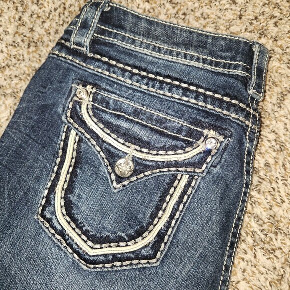 Miss Me Signature Rise Bootcut Jeans – Size 29 – Style MW540684 - Picture 7 of 16